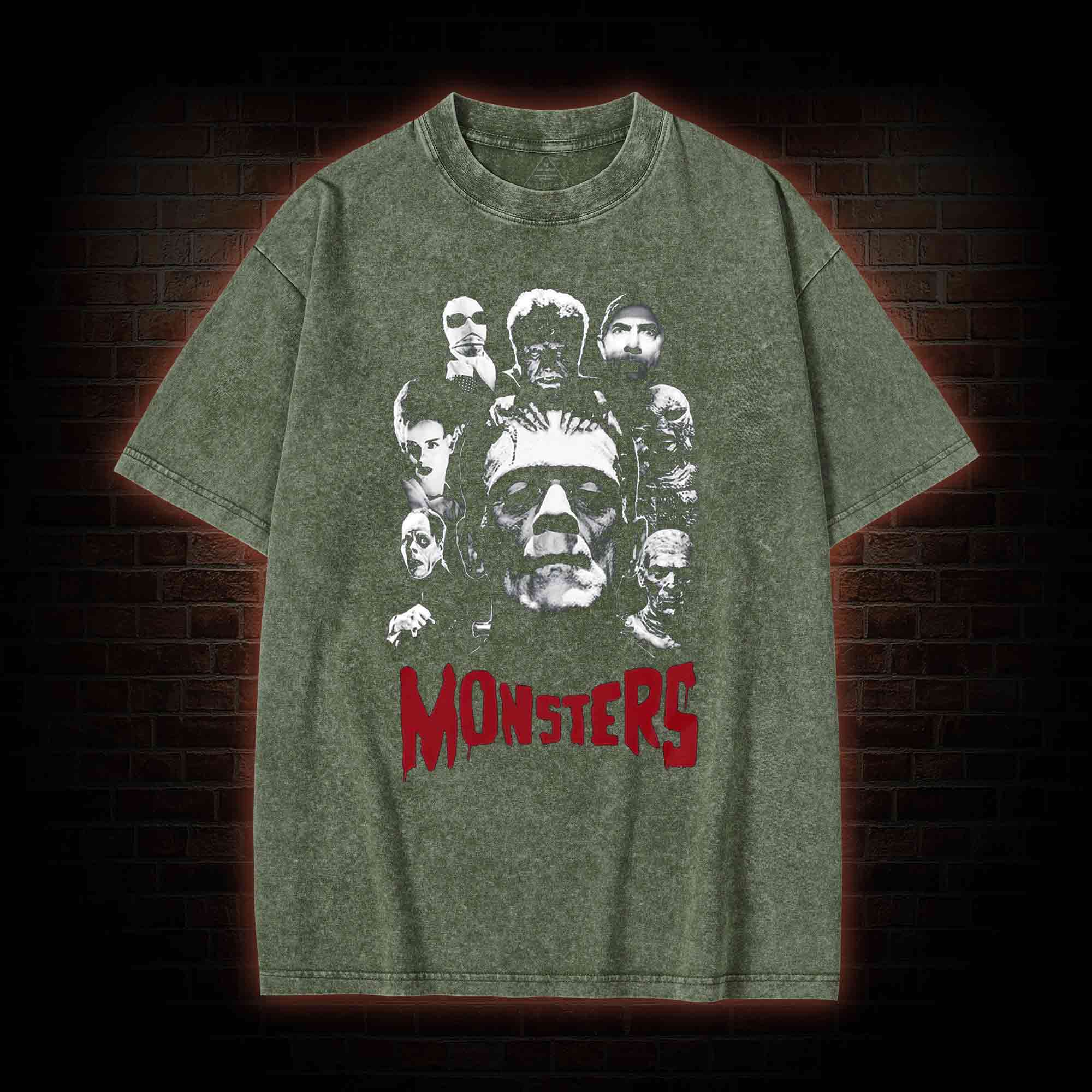 Monsters Washed T-shirt