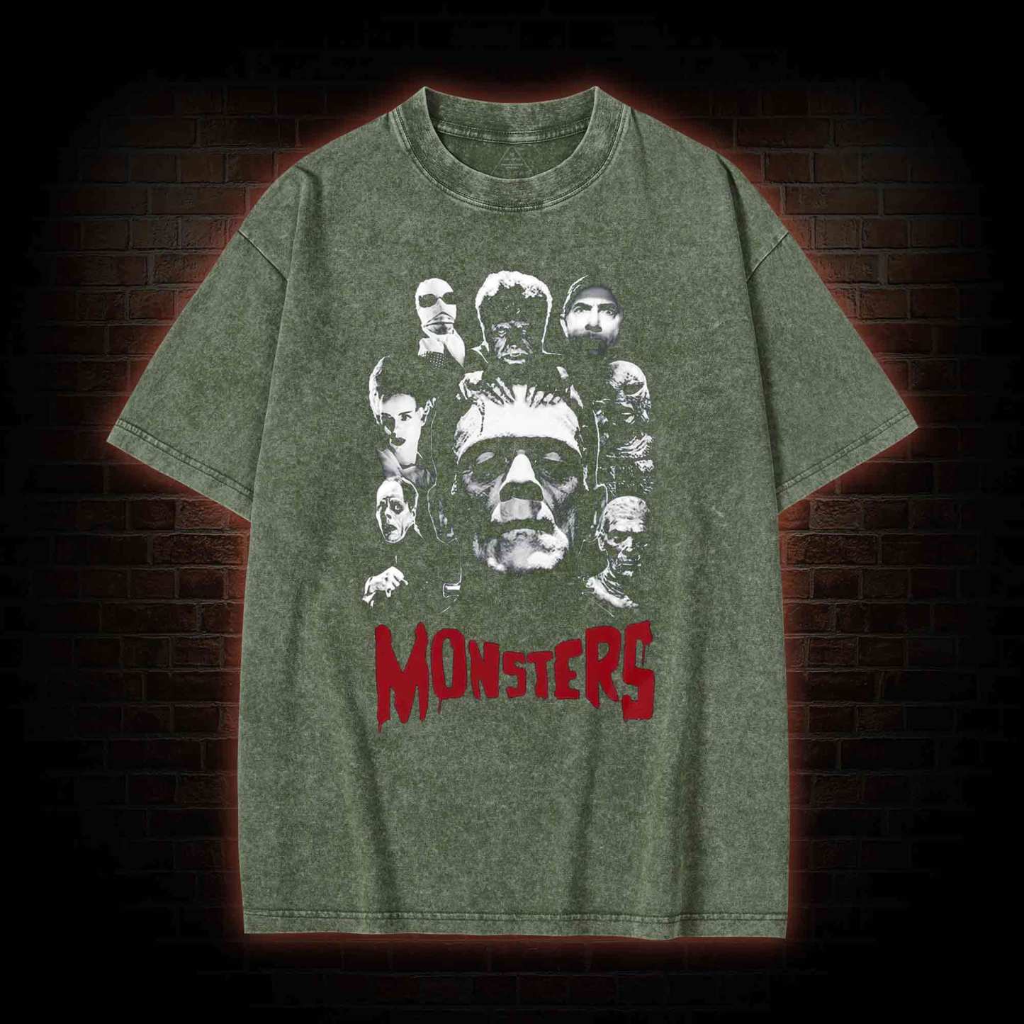 Monsters Washed T-shirt