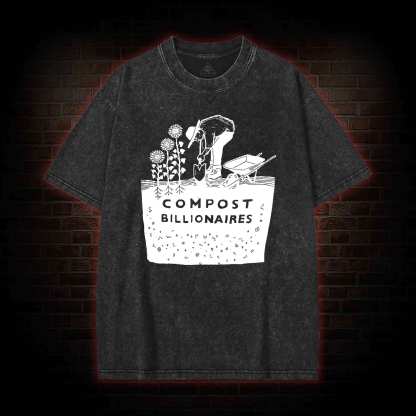 Compost Billionaires Washed T-shirt