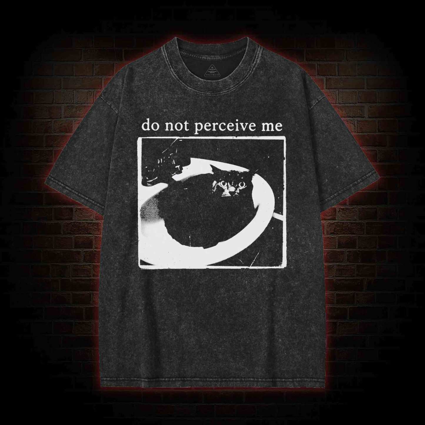 Do Not Perceive Me Washed T-shirt