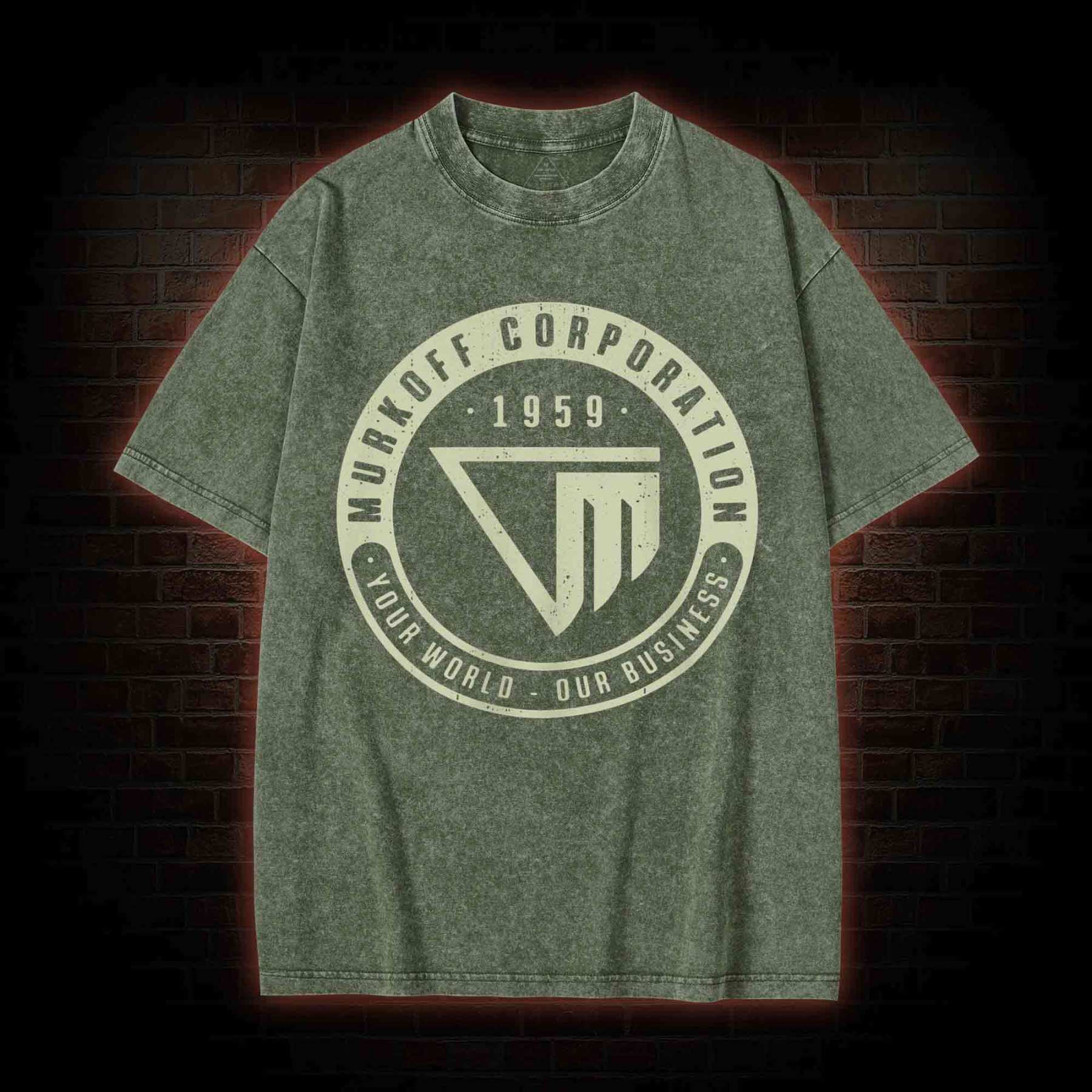Murkoff Corporation Washed T-shirt