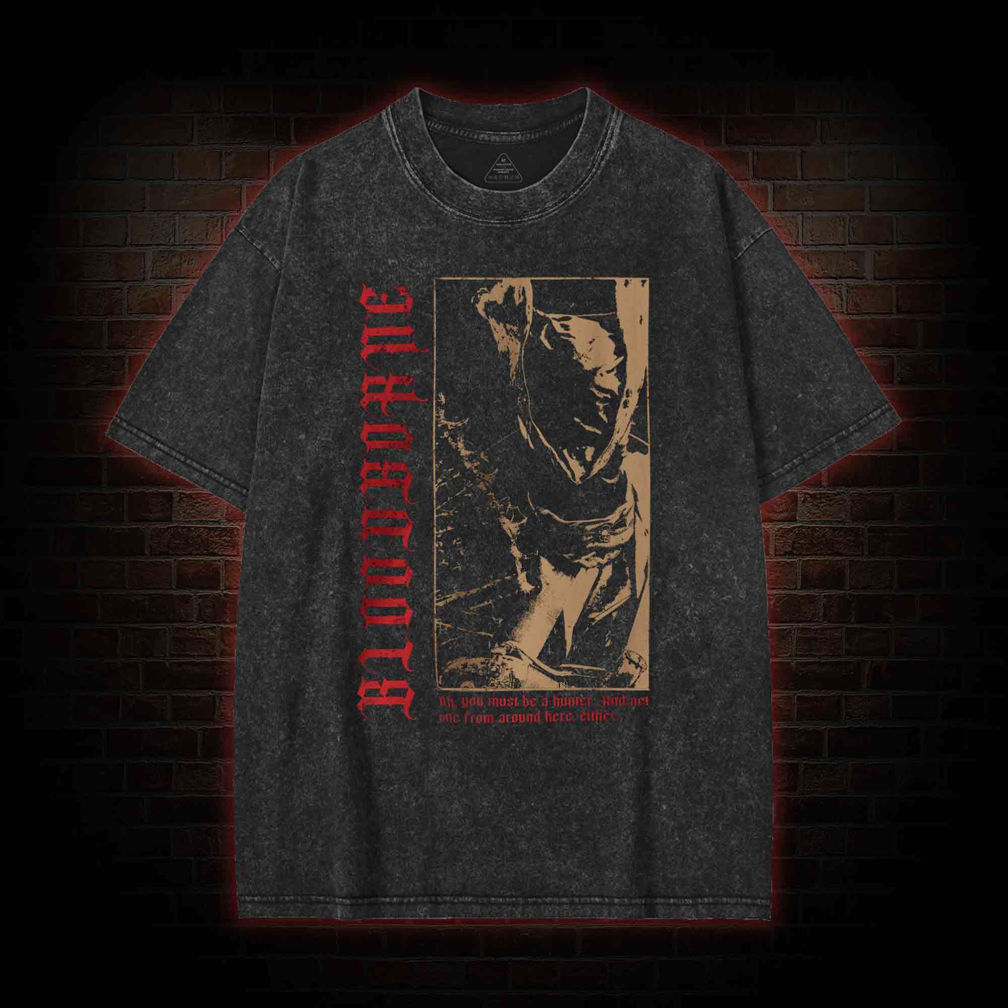 Oh You Must be a Hunter Washed T-shirt