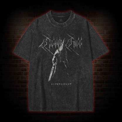 Red Pyramid Thing Washed T-shirt