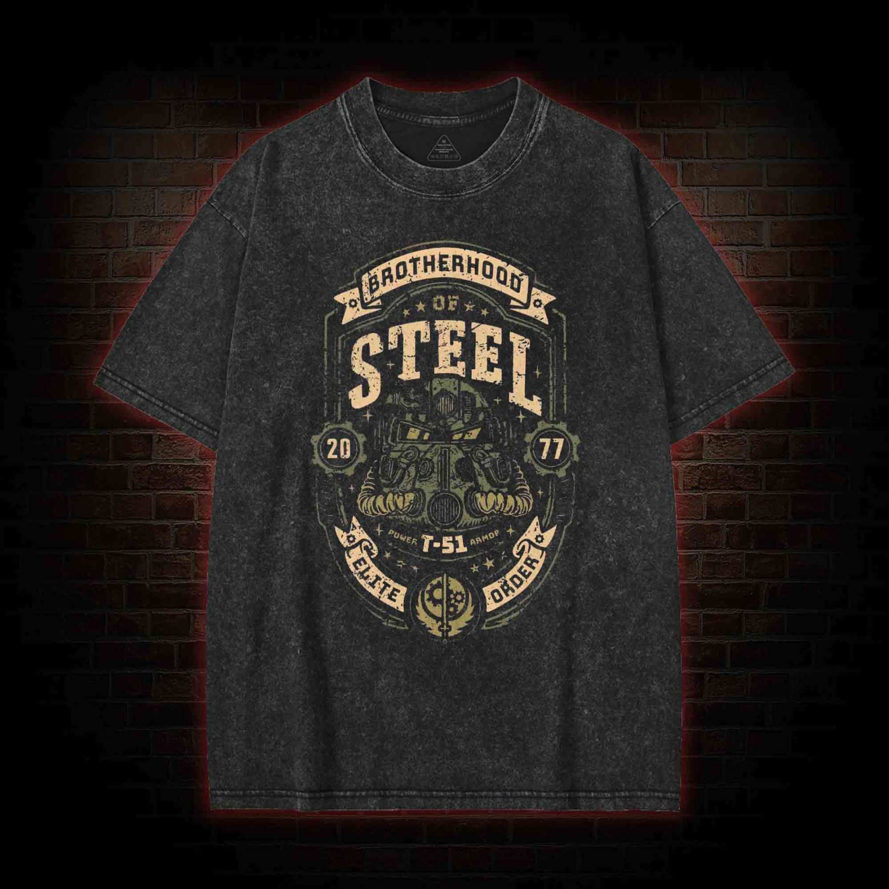 Brotherhood of Steel Washed T-shirt