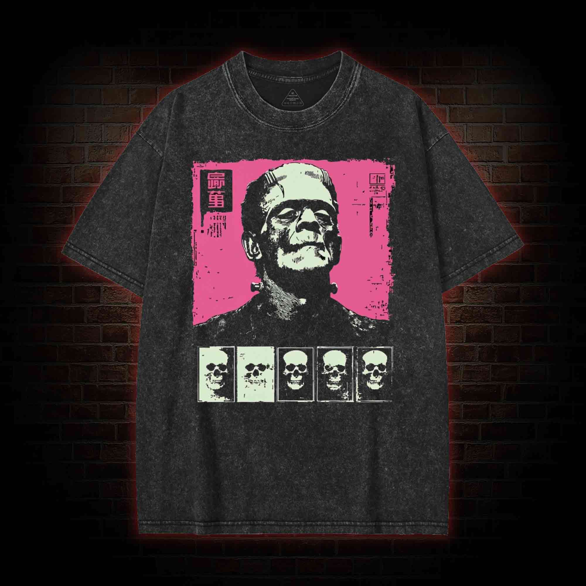 The Man Who Made a Monster Washed T-shirt