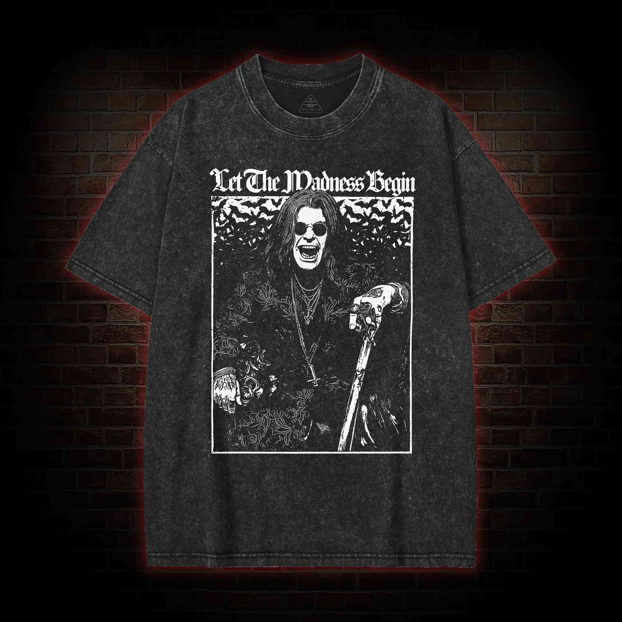 Let the Madness Begin Washed T-shirt