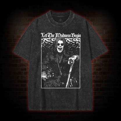 Let the Madness Begin Washed T-shirt