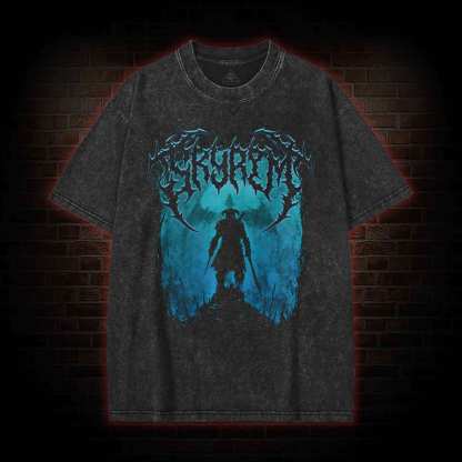 He Just Changed Washed T-shirt