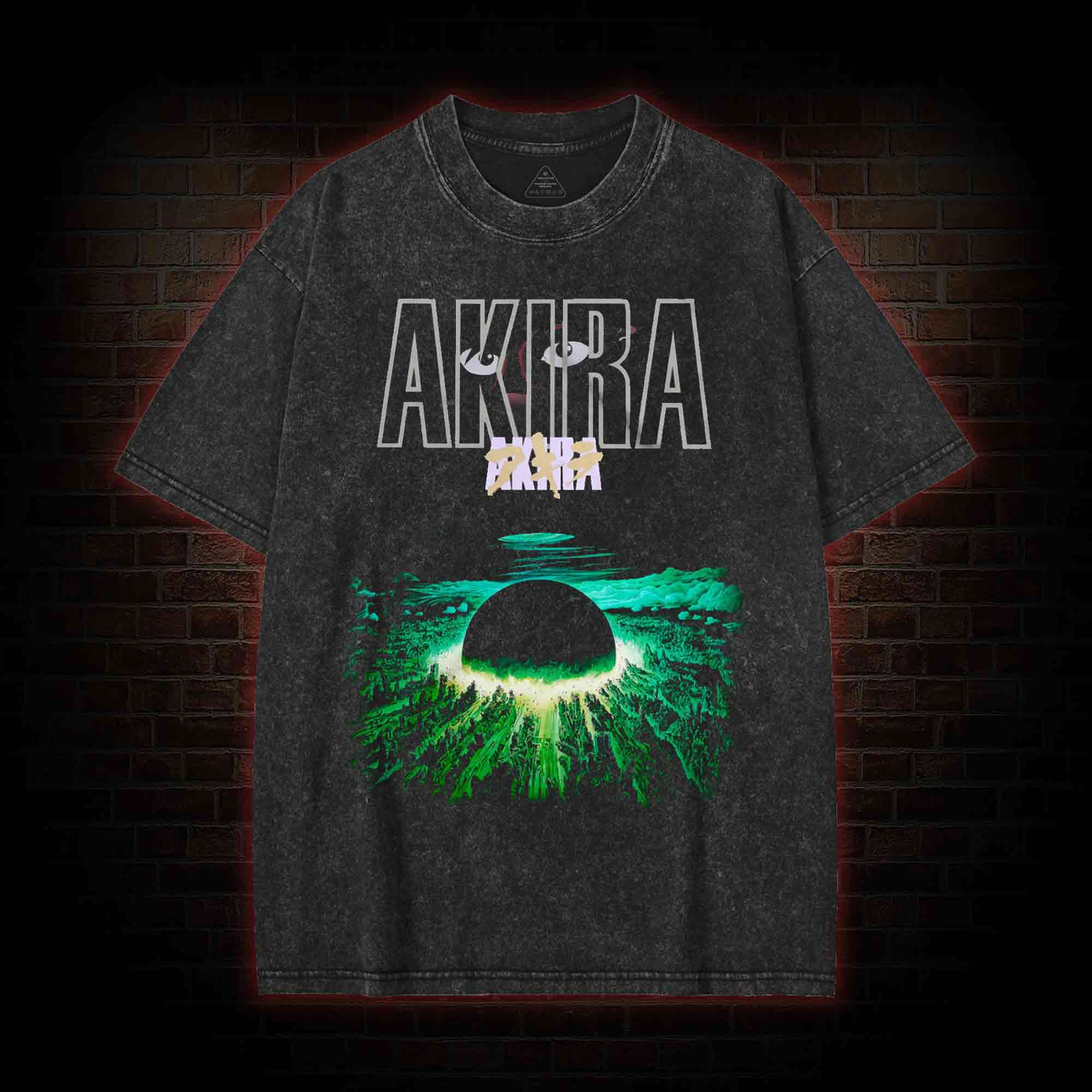 The Destruction of New Tokyo Washed T-shirt