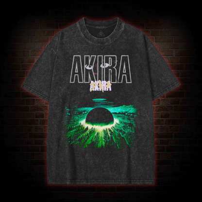 The Destruction of New Tokyo Washed T-shirt