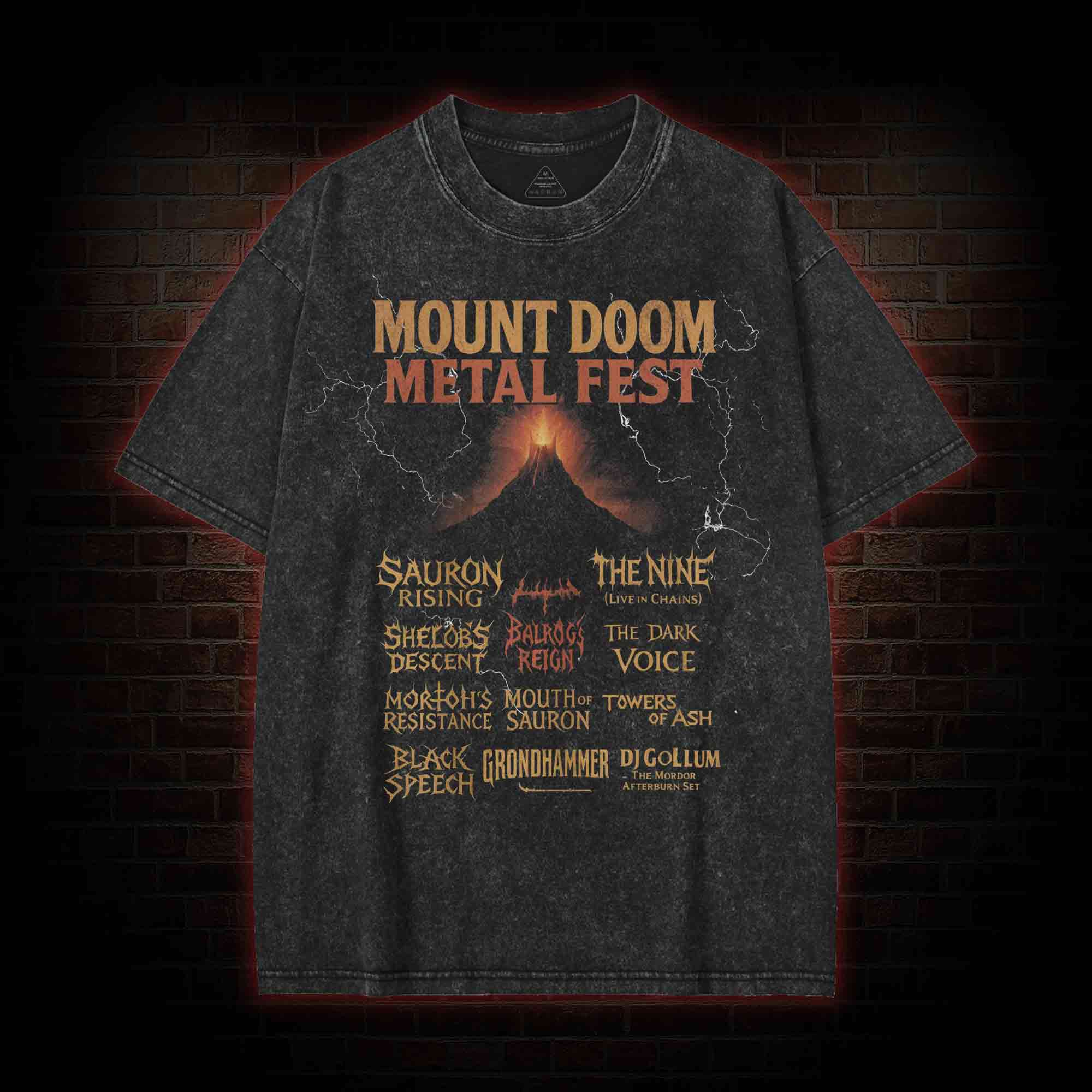 Mount Doom Washed T-shirt