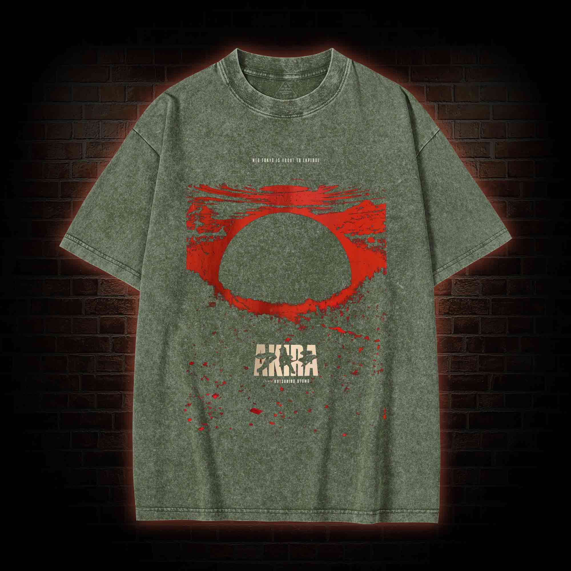 Neo Okyo is about it to Explode Washed T-shirt