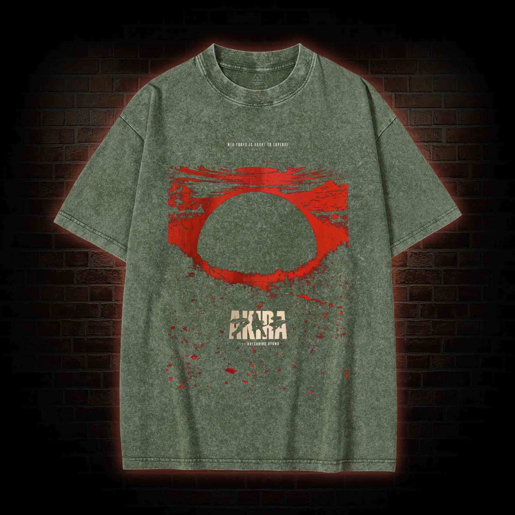 Neo Okyo is about it to Explode Washed T-shirt