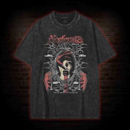 He is Coming Washed T-shirt