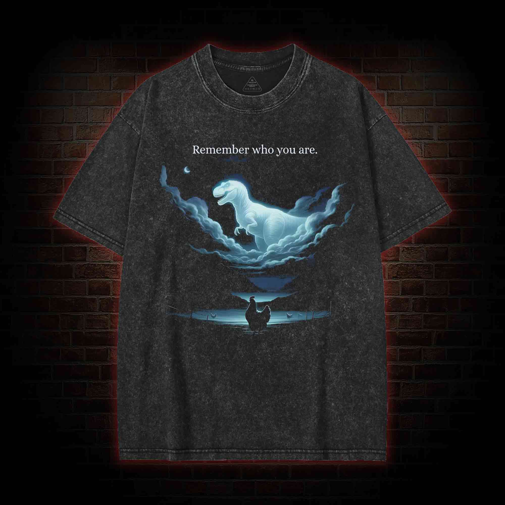 Remember Who You Are Washed T-shirt