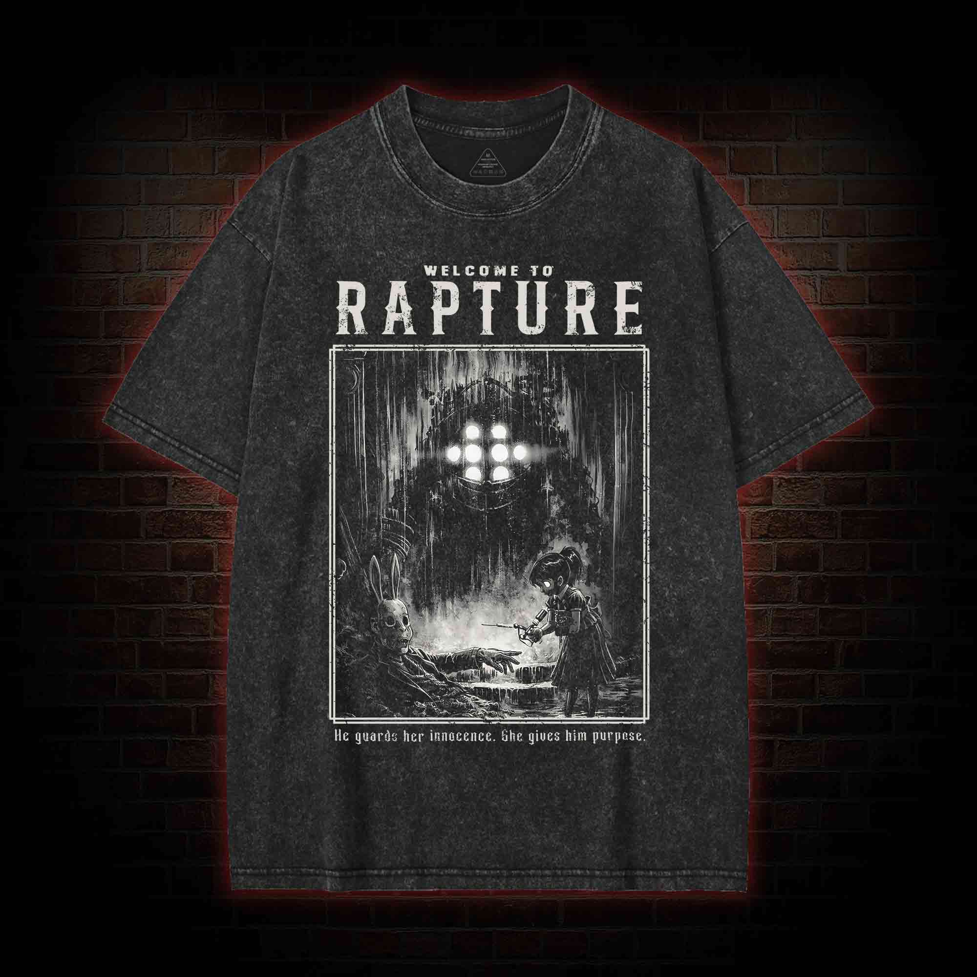 Welcome to Rapture Washed T-shirt
