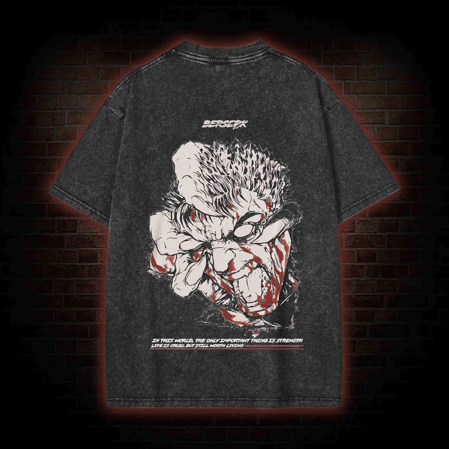 Life is Cruel Washed T-shirt