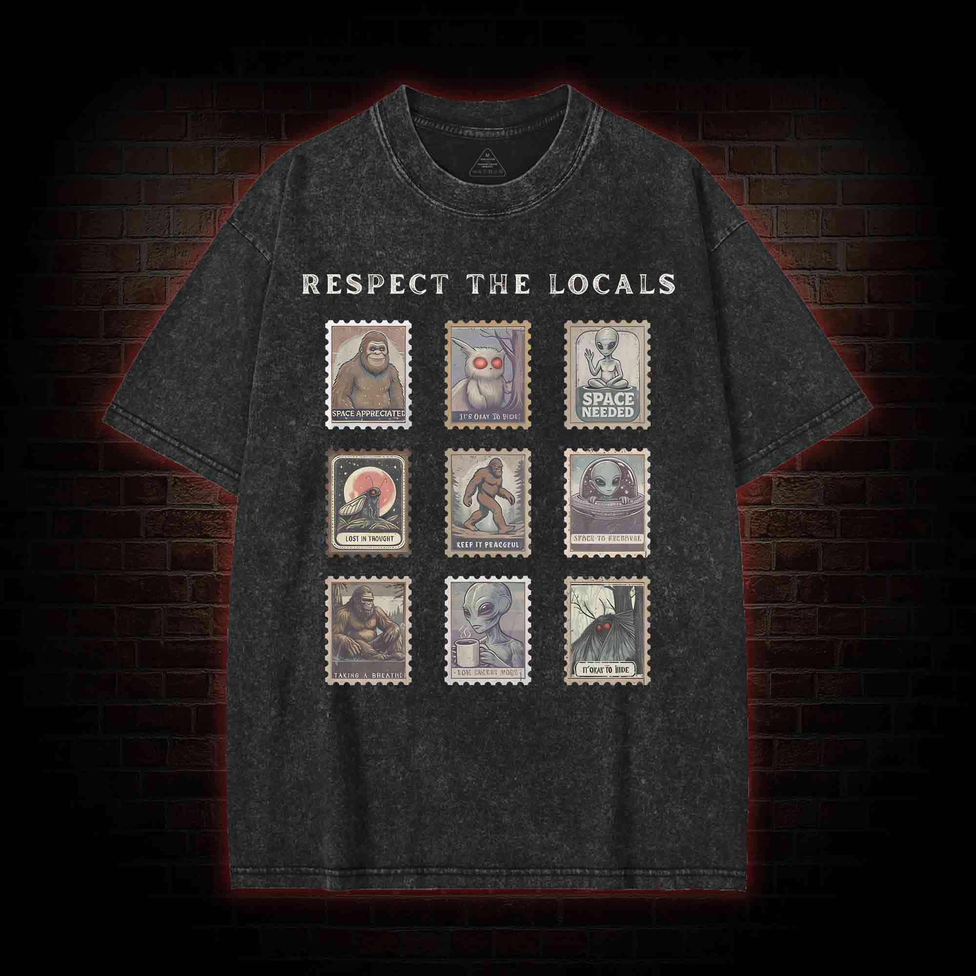 Respect the Locals Washed T-shirt