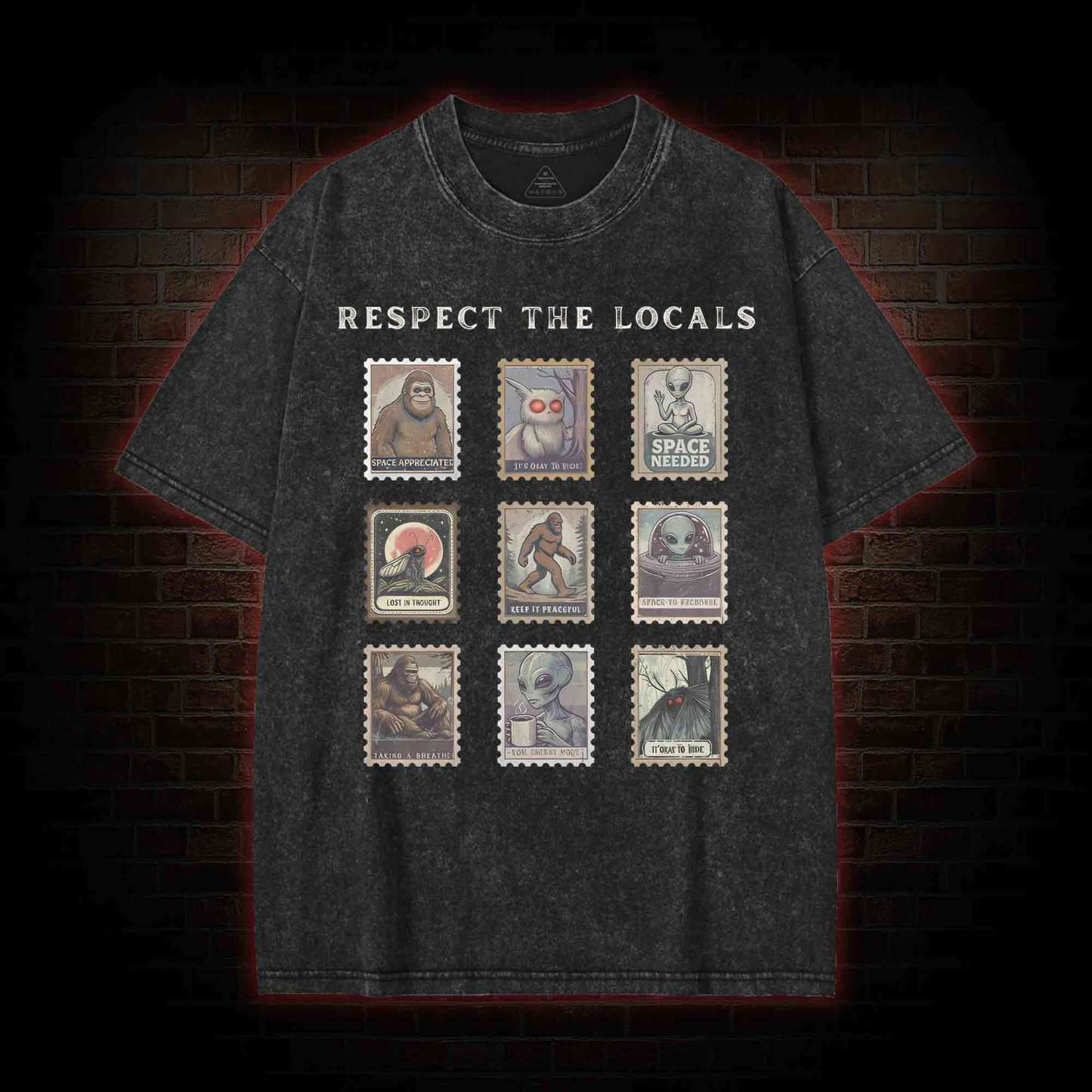 Respect the Locals Washed T-shirt