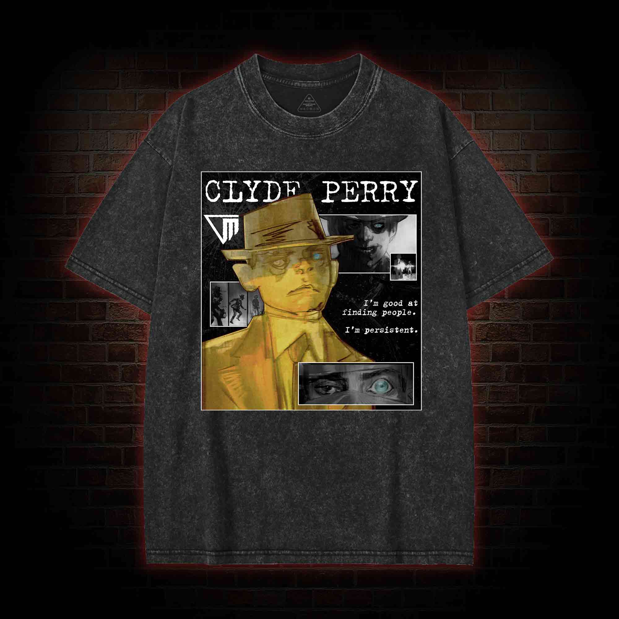 I'm Good at Finding People Washed T-shirt