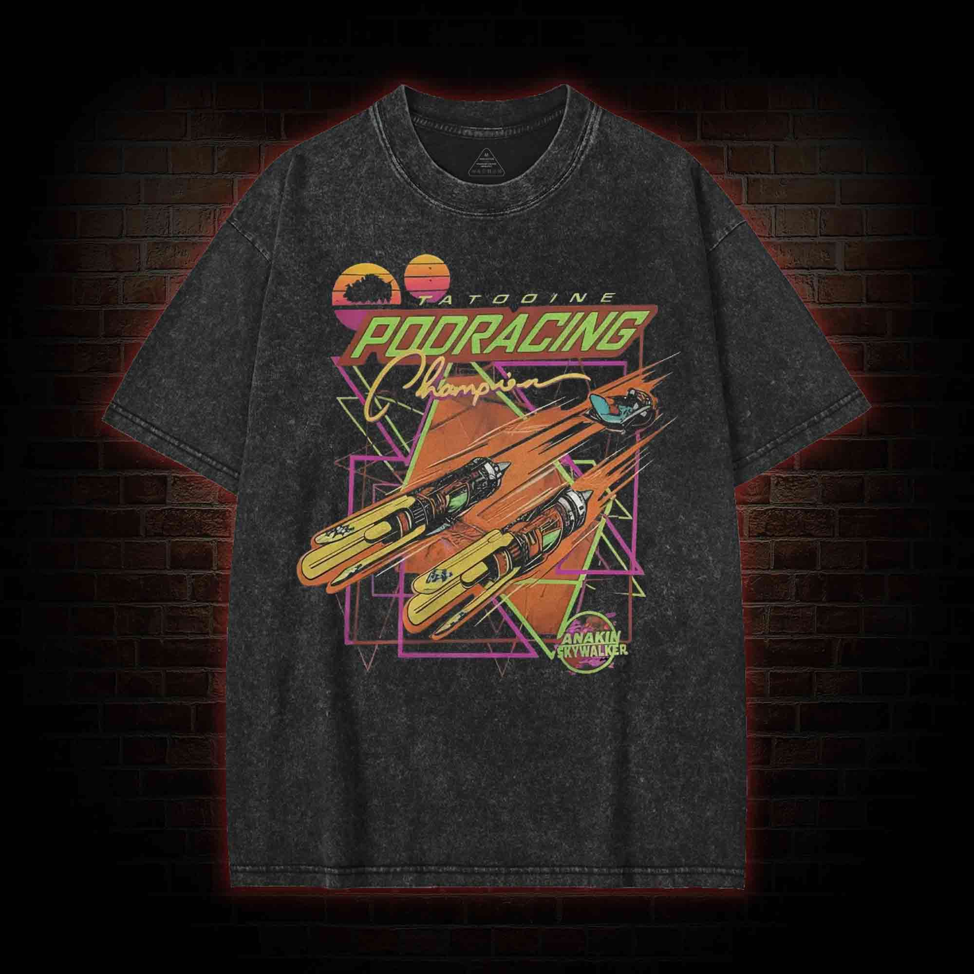 May the Force be with You Washed T-shirt