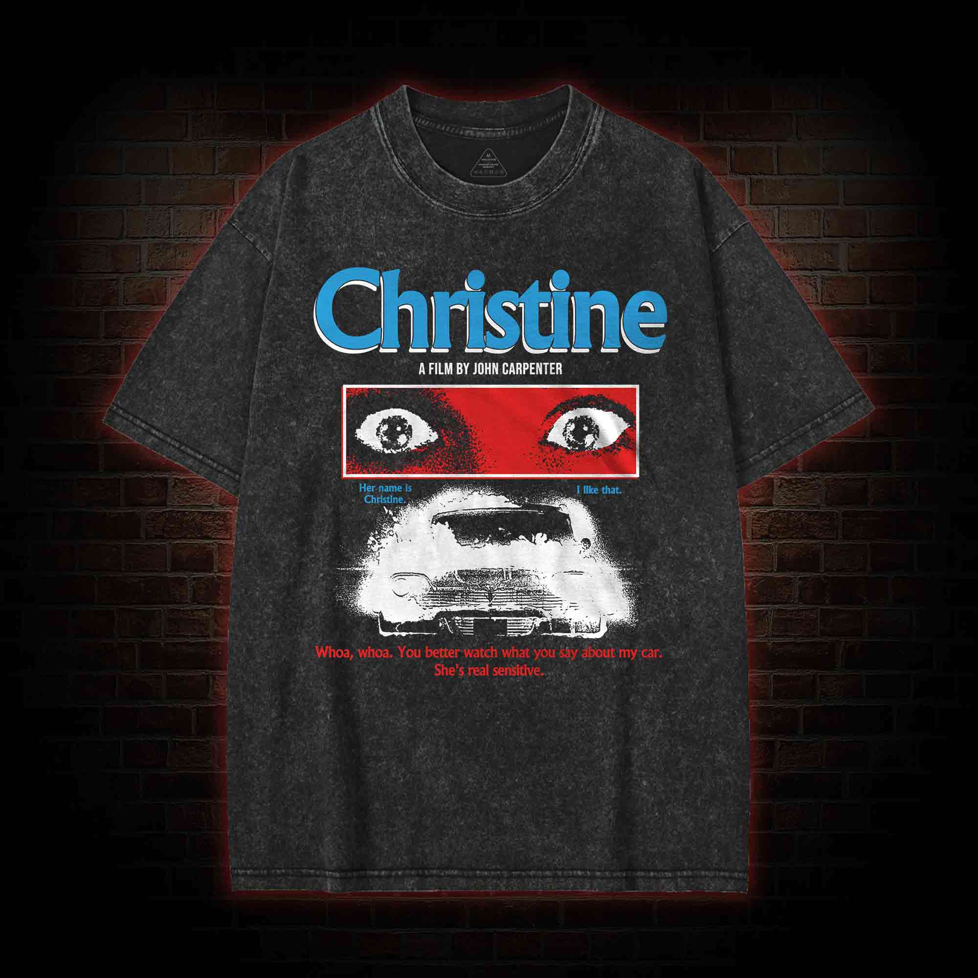 She's Real Sensitive Washed T-shirt