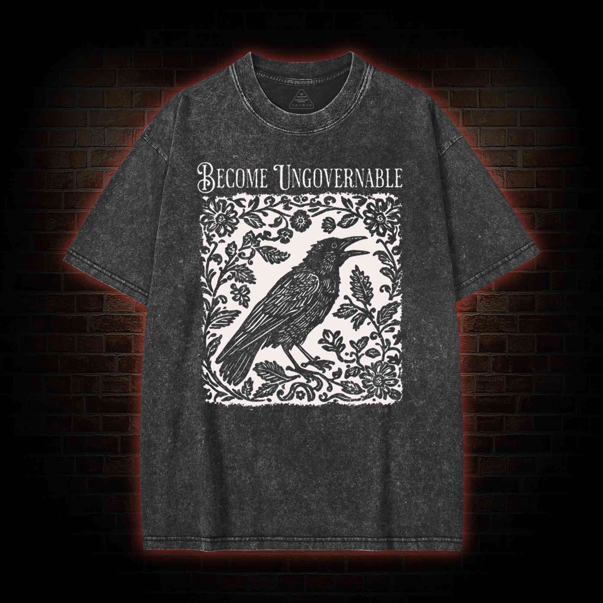 Become Ungovernable Washed T-shirt