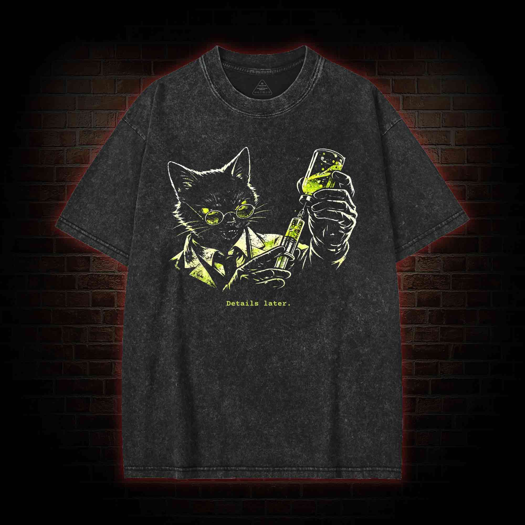 Cats Dead Details T-shirt