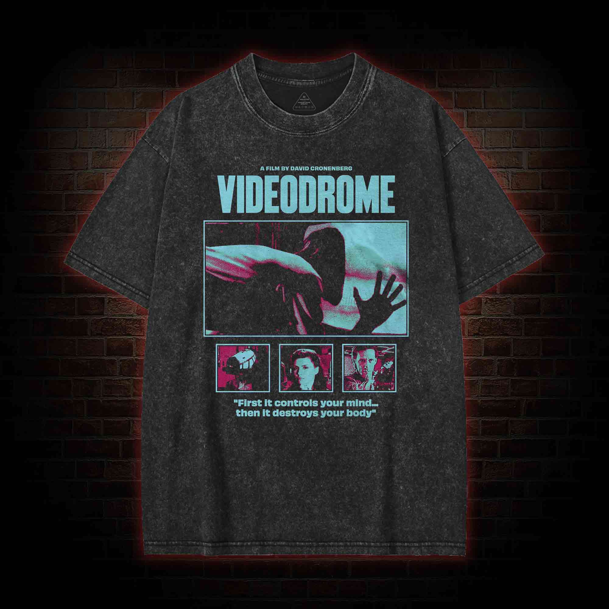 First It Controls Your Mind Washed T-shirt