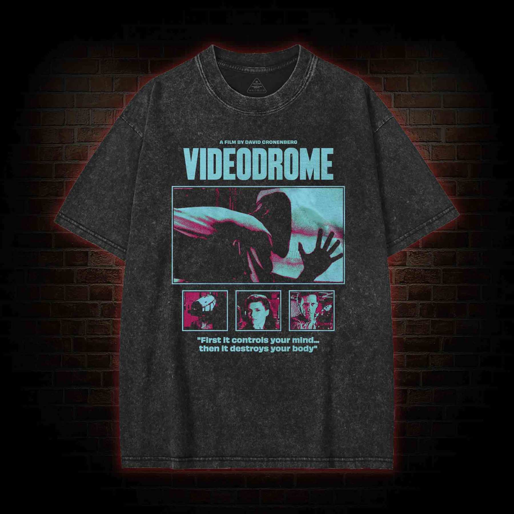 First It Controls Your Mind Washed T-shirt