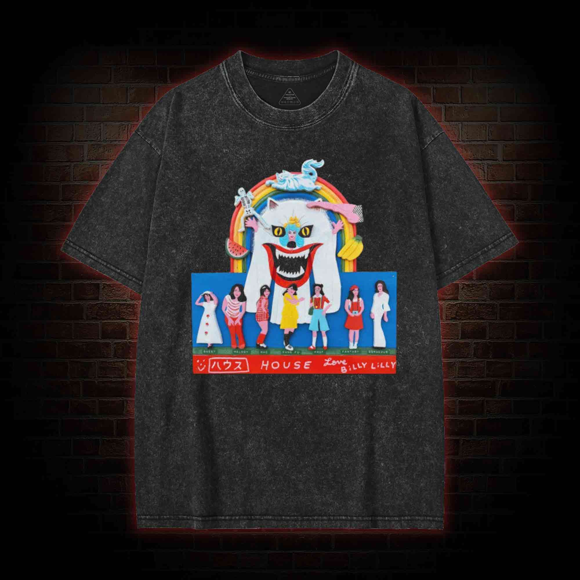 The Girls will Wake Up When They are Hungry Washed T-shirt