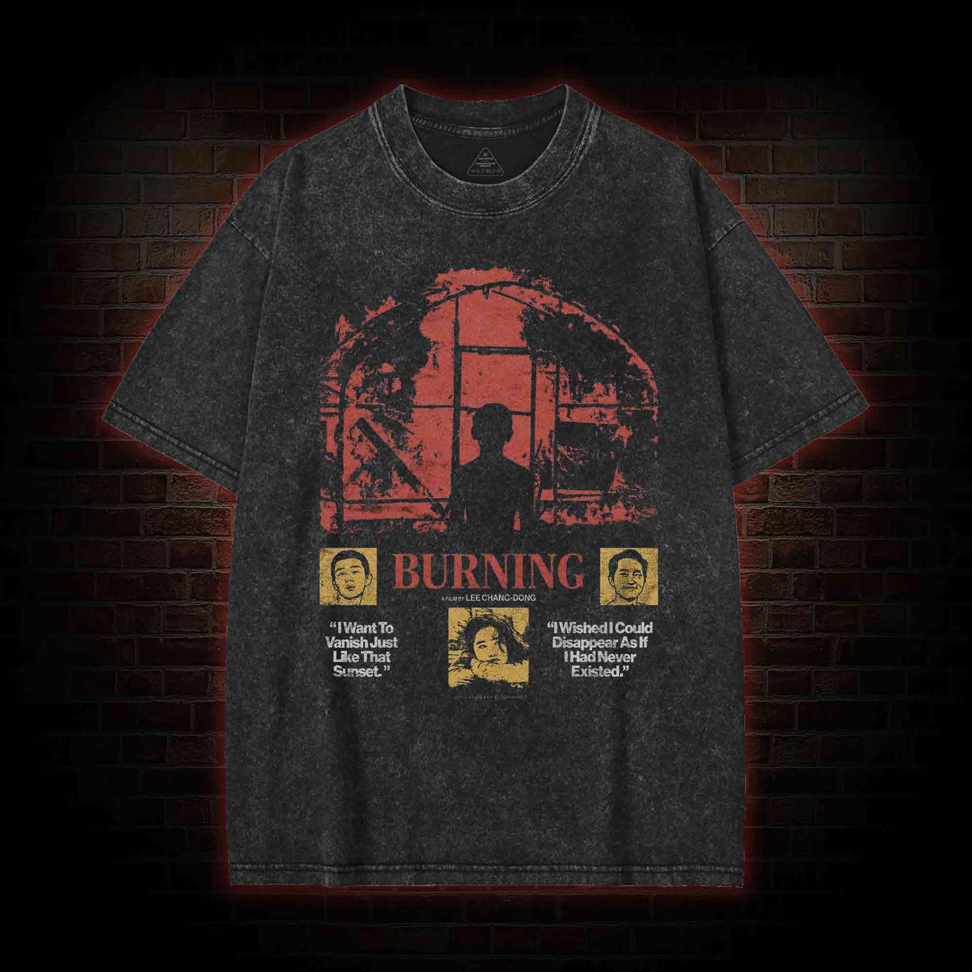 How I Wish I could Disappear Washed T-shirt