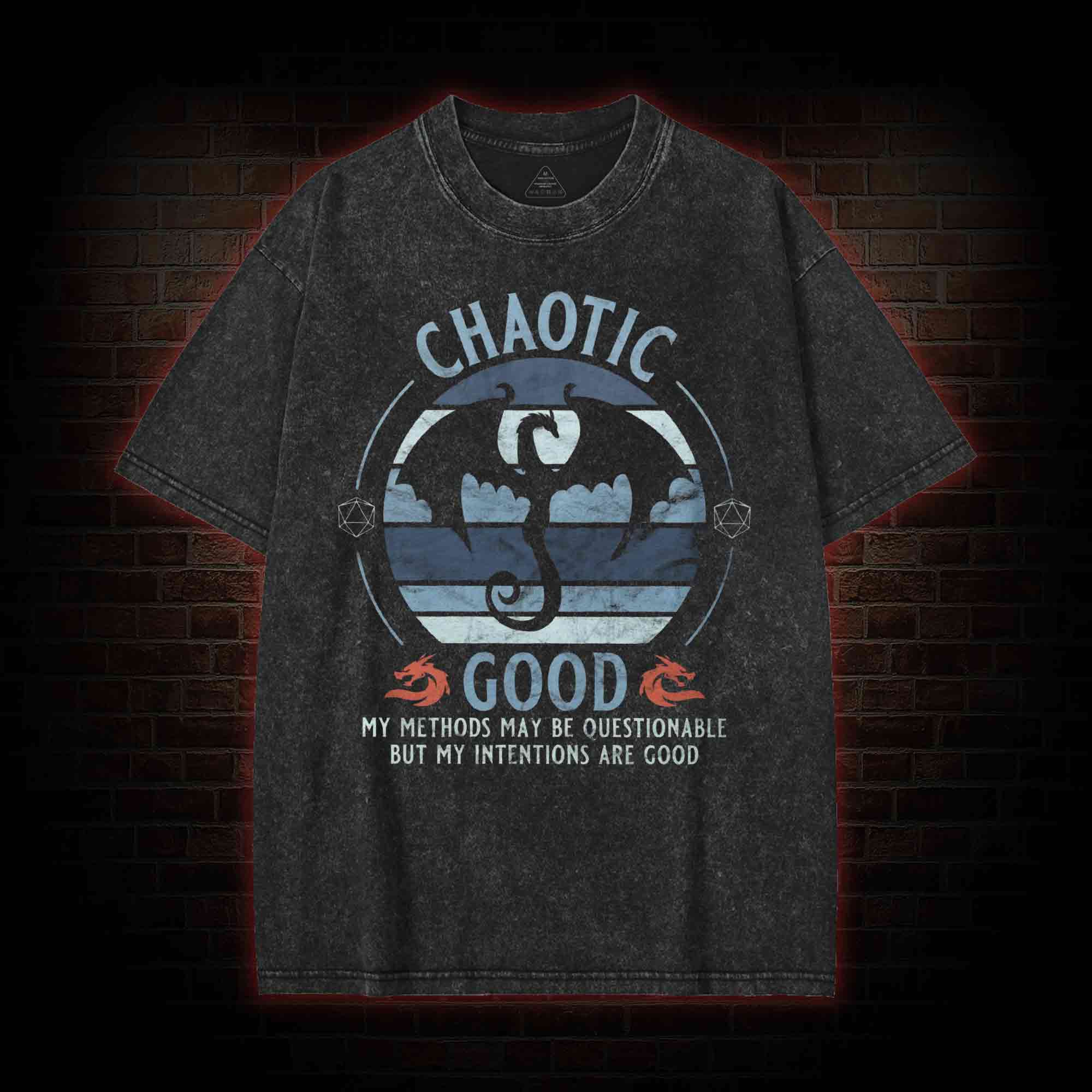 Chaotic Good Washed T-shirt