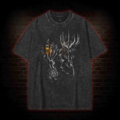 Spiked Helmet Washed T-shirt