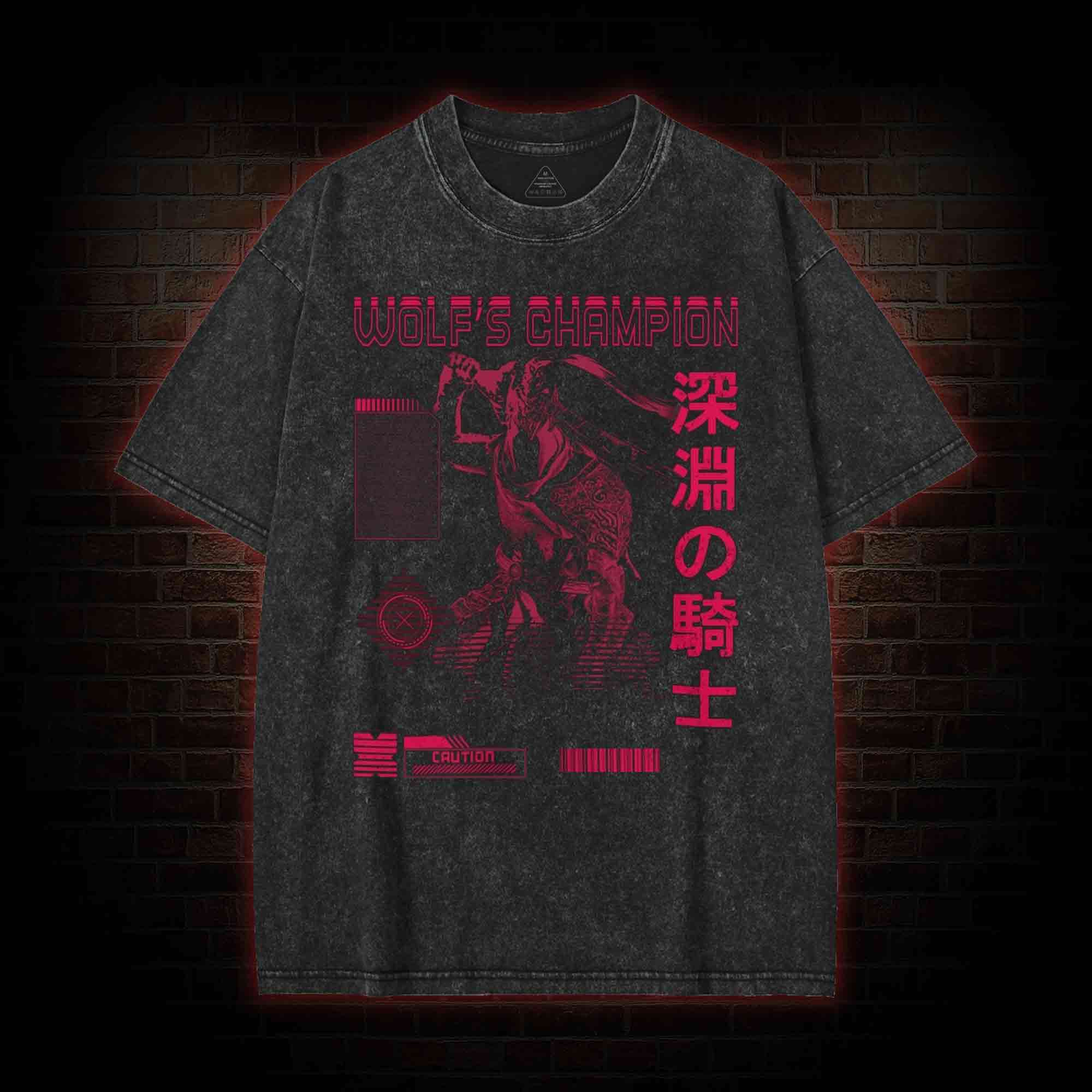 Wolf's Champion Washed T-shirt