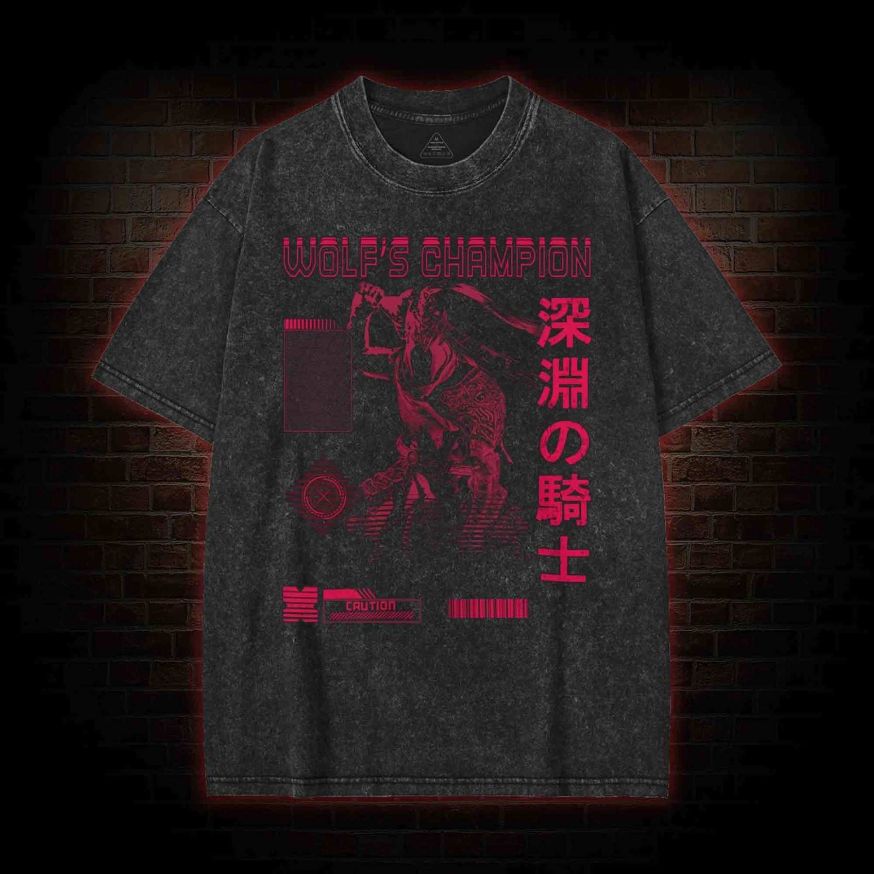 Wolf's Champion Washed T-shirt