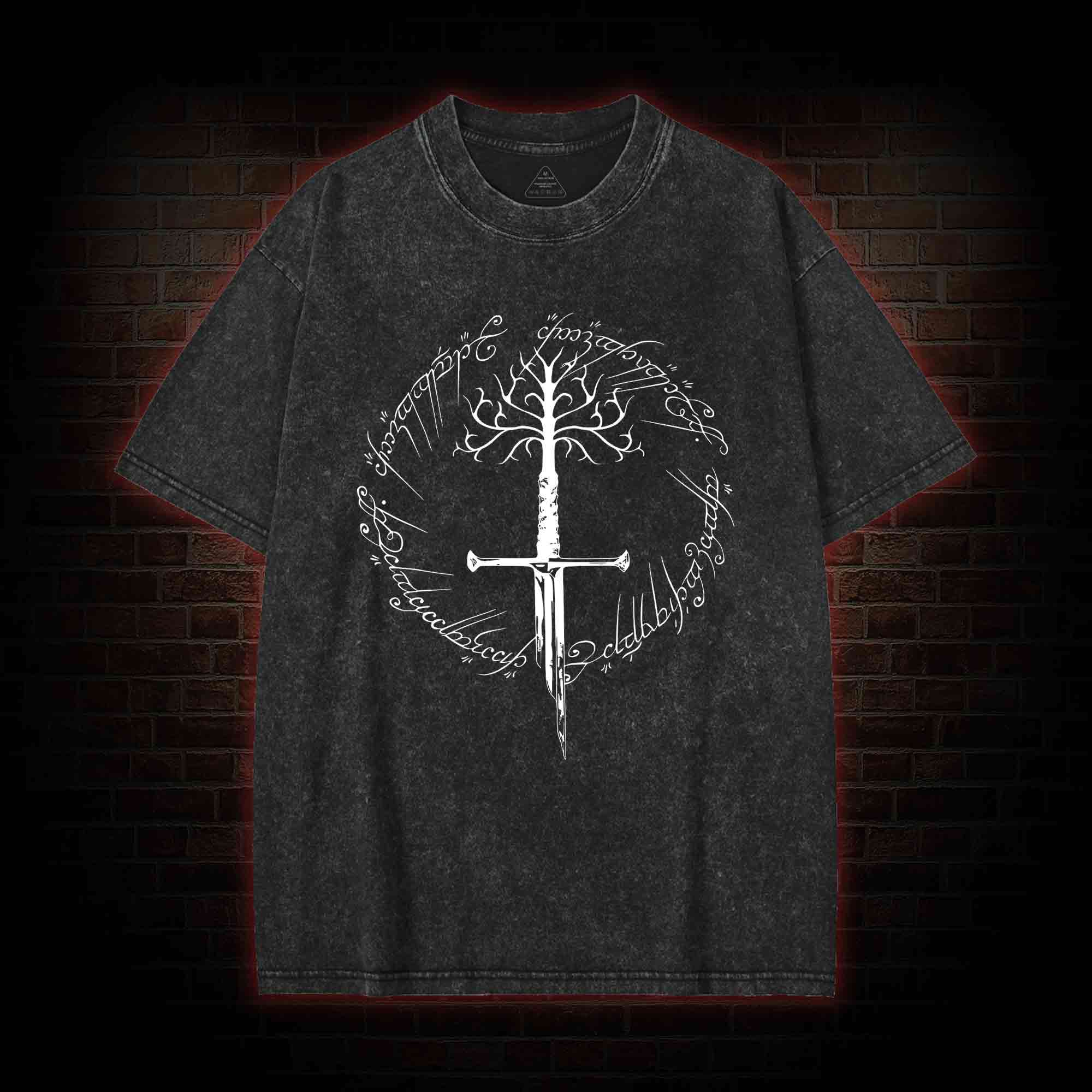 Ring Inspired Washed T-shirt