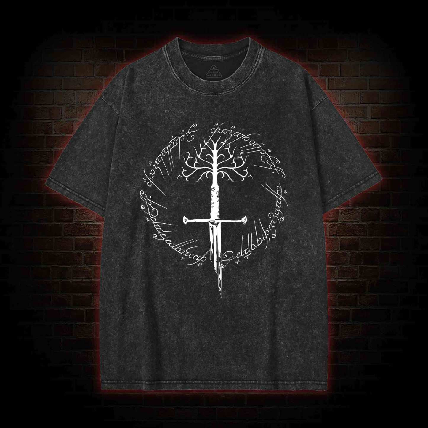 Ring Inspired Washed T-shirt