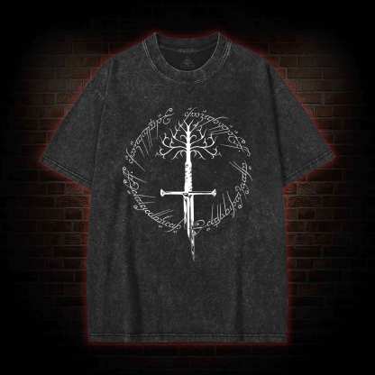 Ring Inspired Washed T-shirt