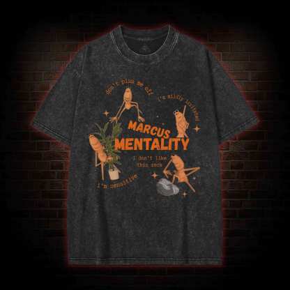 Marcus the Worm Washed T-shirt