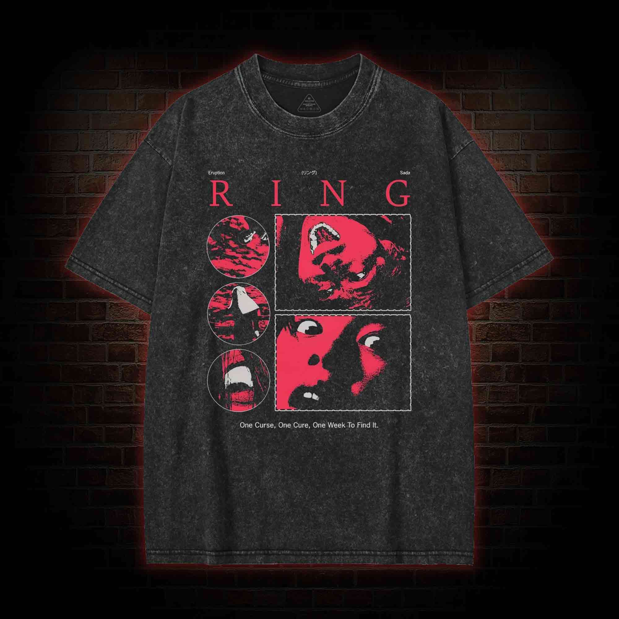 One Curse One Cure One Week to Find It Washed T-shirt