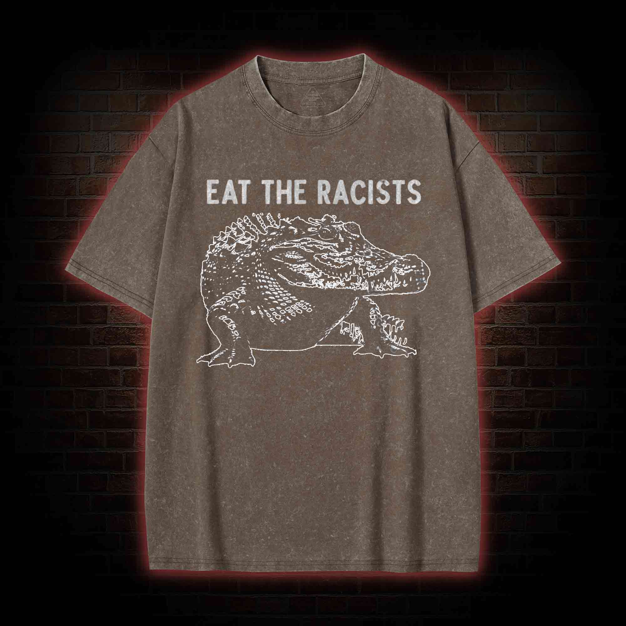 Eat the Racists Washed T-shirt