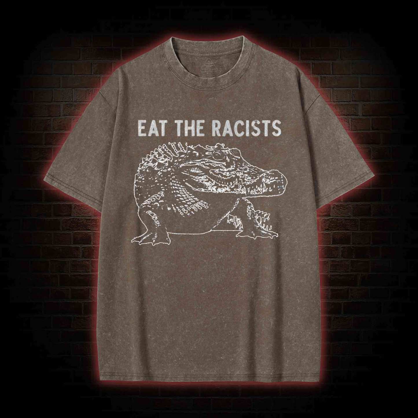 Eat the Racists Washed T-shirt