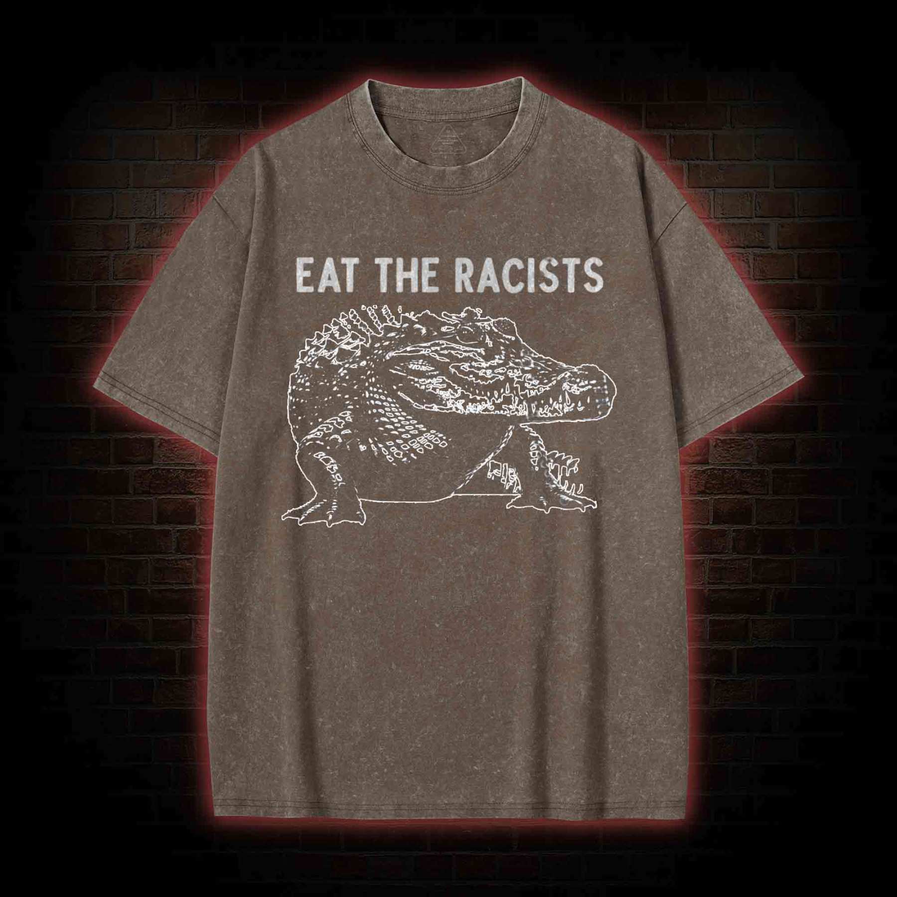Eat the Racists Washed T-shirt