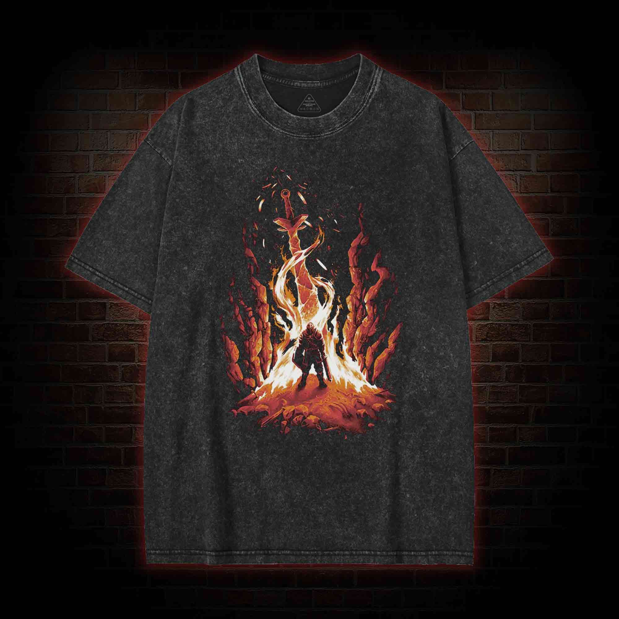 The Fire Fades and the Lords Go without Thrones Washed T-shirt