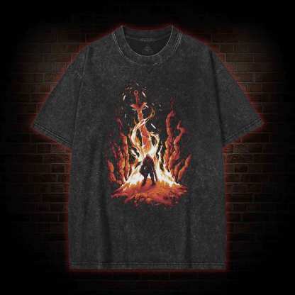 The Fire Fades and the Lords Go without Thrones Washed T-shirt