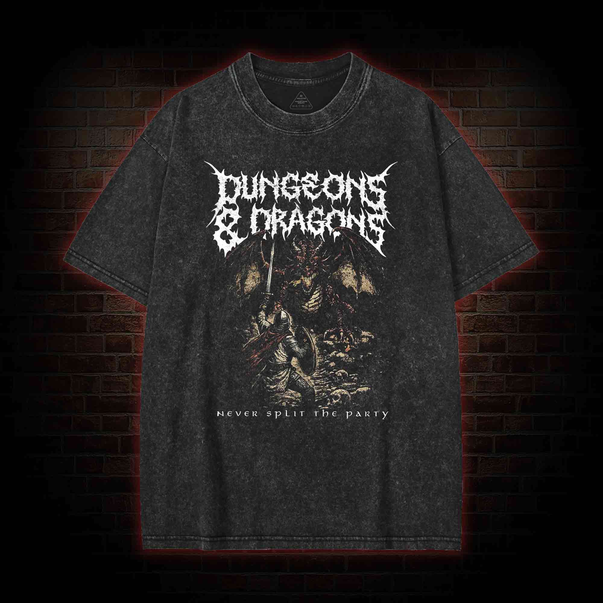 Never Split the Party Washed T-shirt