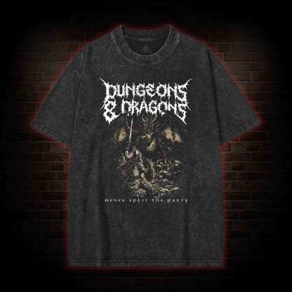 Never Split the Party Washed T-shirt