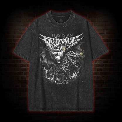 This is an Outrage Washed T-shirt