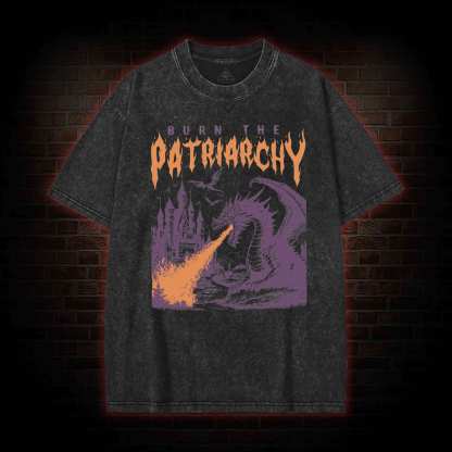 Burn the Patriarchy Washed T-shirt